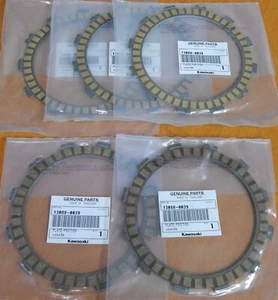Genuine Kawasaki Ninja 250R Friction Plate (5 pcs) PN 13088-0038 & 0039 - Picture 1 of 1