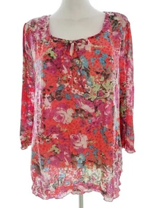 comma, Size 44 Colorful Blouse Sleeve 3/4 - Picture 1 of 5