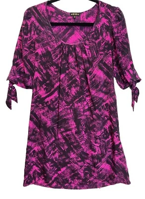 Mini Vestido Y2K Vintage Akiko Seda Fada Grunge Tamanho M Roxo Preto Whimsigoth - Imagem 1 de 4