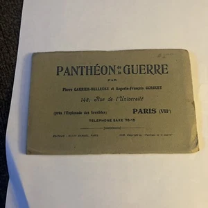 Set of 20 Panthéon de la Guerre Paintings Cards Auguste-François Gorguet and Pie - Picture 1 of 7