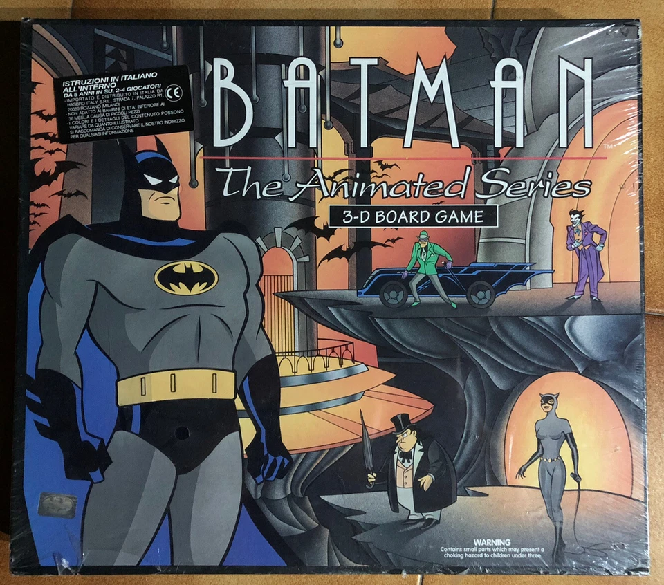 BATMAN The Animated Series 3-D BOARD GAME gioco in scatola PARKER BROTHERS 1992 - Imagen 1 de 1