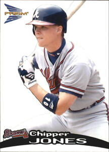 1999 Pacific Prism Atlanta Braves Baseball Card #13 Chipper Jones