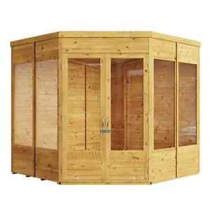 BillyOh Picton 7x7 Corner Summerhouse Garden Office Room Spray Treated T&G - Picture 1 of 12