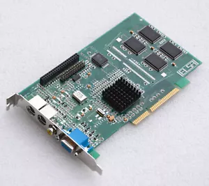 Graphics Card ELSA Winner 2000 Office A8 VIVO 3DLabs AGP VGA S-Video In/Out G26 - Picture 1 of 1