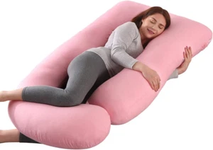 Cuscino Gravidanza per Dormire, Cuscino Allattamento E Gravidanza, Grande a Form - Foto 1 di 12