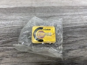 CRIME STOPPERS LAPEL PIN - Vintage New Old Stock - Picture 1 of 2