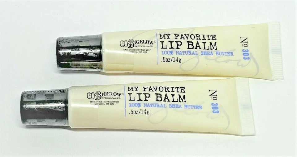 2 Bath & Body Works C.O. Bigelow ~ MY FAVORITE LIP BALM No. 303 ~ New and Sealed - Image 1 of 1