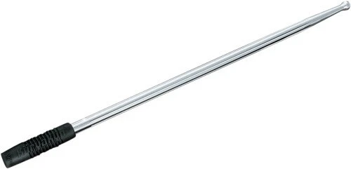 Kuryakyn 863 Round/Grooved Chrome Billet Antenna - Image 1 of 1