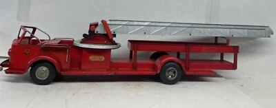 De colección Doepke Rossmoyne Modelo Juguetes Escalera Camión de Bomberos Acero Prensado Años 50 Foto 1 de 4