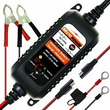 MOTOPOWER MP00205A 12V 800mA Chargeur de Batterie pour Voiture/Moto