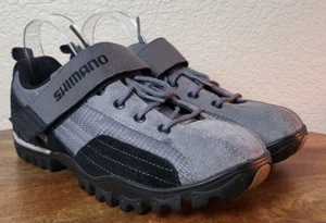 SHIMANO SH-MT40 Mountain Touring Cycling Shoes Black/Gray Size US 8.5 EU 42 - Picture 1 of 12