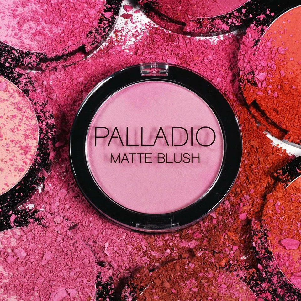 Palladio Matte Blush, Soft Matte Look and Even Finish, Flawless Velvety Coverage - Image 1 of 1
