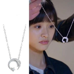 Meteor Garten Halskette Sterling Silber Stern Mond Schmuck Mode Trend Geschenk - Bild 1 von 14