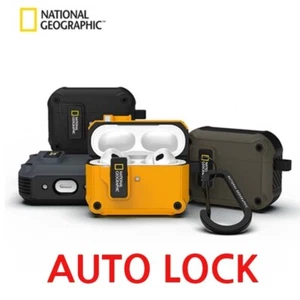 National Geographic AirPods4/AirpodsPro2/AirPods3 Hülle Robust Bumper Auto Lock - Bild 1 von 18
