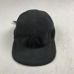 Nike ACG Sombrero Adulto Negro Polar Panel Correa Senderismo Todas las Condiciones Equipo AW84 - Imagen 1 de 8