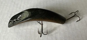 Vintage Flatfish Fishing Lure Double Hook On Front  3 1/2” - Picture 1 of 5