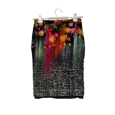 FUZZI Jean Paul Gaultier Artsy Y2K Floral Malla Bodycon Falda Mujer Talla Mediana Foto 1 de 4