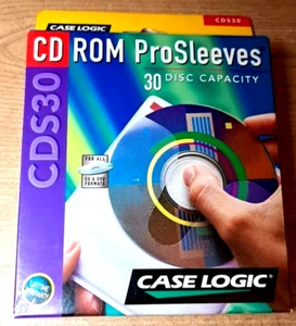 NEW Case Logic Prosleeves 30-Disc Capacity Box White NIB - Picture 1 of 3