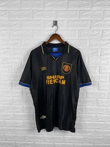 Vintage Manchester United 1994 1995 away football soccer jersey - Picture 1 of 14