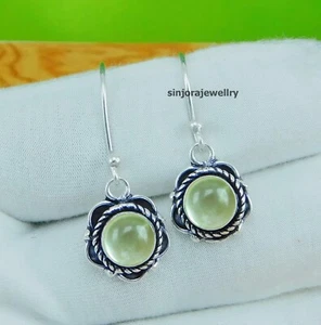 Orecchini pendenti/goccia fatti a mano in argento sterling 925 con pietre pre... - Foto 1 di 4