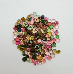 Natural Sapphire 5 mm 30 Pcs Round Cut Mix Color Certified Loose Gemstone Lot - Picture 1 of 6