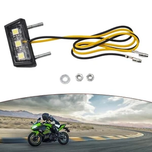 Mini Motorcycle LED Rear Tail Number Light for Motorbike License Plates - Picture 1 of 18