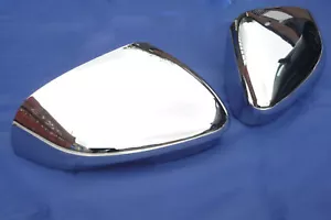 Set copri specchietti retrovisori cromati per Jaguar XF XFR 2009+, XK/XKR 2010+ XE - Foto 1 di 6