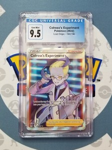 Pokemon Sword & Shield Lost Origin Full Art Colress's Experiment 190 CGC 9.5 Gem