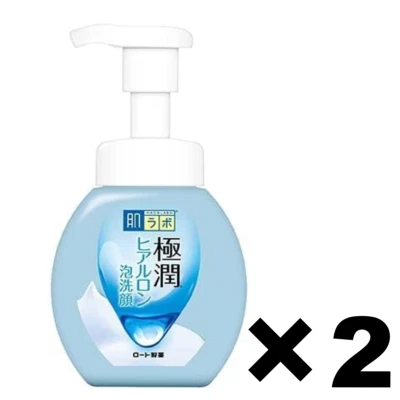 Hada Labo Gokujyun Super Hyaluronic Acid Face Wash Cleansing Foam 2Pack Set - Image 1 of 4