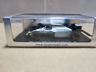 SPARK S1786 TEAM LOTUS 102B #12 SAN MAIRNO GP 1991  1/43 - Image 1 of 4