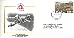 ASCENSION 1976 FIRST DAY COVER - AMERICAN REVOLUTION BICENTENNIAL SPACE RELATED - Picture 1 of 1