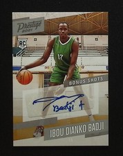 2021-22 Chronicles Draft Picks Prestige Ibou Dianko Badji Bonus Shots Auto PBIDB