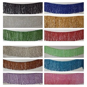 Fringe 4" Belly Dance Hip Scarf Belt Chain Skirt And Bra. - Picture 1 of 10