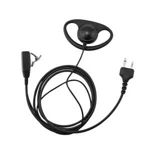 Cuffie Walkie Talkie D Forma PTT Auricolare Compatibile con Midland G6, G7,G8 - Foto 1 di 7