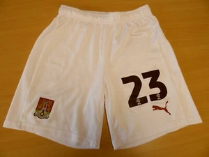 NORTHAMPTON TOWN FC | 23 | WILL HONDERMARCK | PANTALONES CORTOS USADOS A JUEGO 2023/2024 | Talla M - Imagen 1 de 3