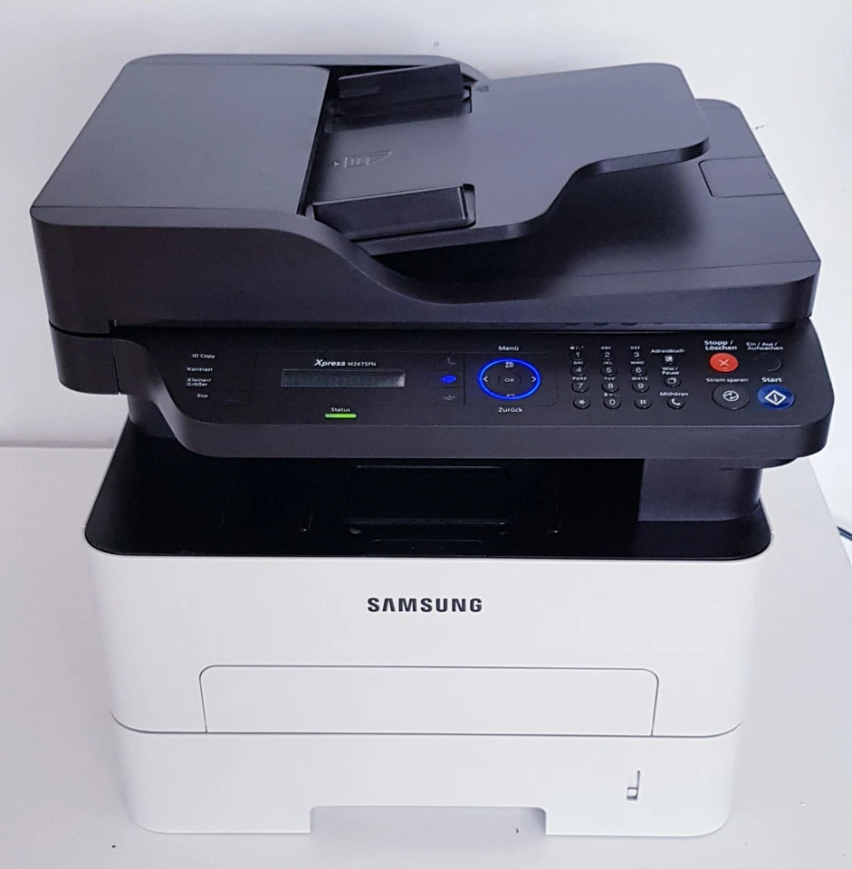 Samsung Xpress SL-M2675FN NEUETROMM. DUPLEX Mono Laserdrucker FAX TOP ZUSTAND ! - Bild 1 von 4