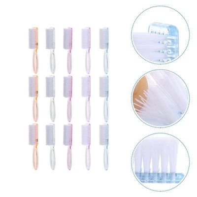  15 Pcs Cleaner Ongles Brosse Main Pinceaux À Manucure Brosses De Nettoyage Des - Photo 1/4