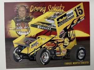 Donny Schatz Signed Parker Stores WoO World Of Outlaws Promo Card - Picture 1 of 2