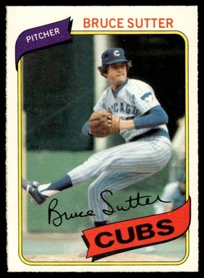 1980 O-Pee-Chee Bruce Sutter Chicago Cubs #4 - Image 1 of 2