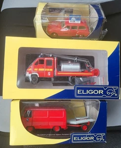 ELIGOR LBS 1 43 (X3) RENAULT B120 VPI - PEUGEOT S.POMPIERS PLONGEURS - RENAULT - Foto 1 di 10
