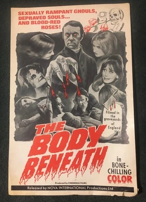 WOW! SUPER RARE! Andy Milligan's THE BODY BENEATH 1970 ORIGINAL HORROR PRESSBOOK - Image 1 of 3