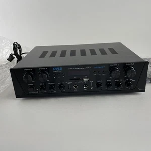 Pyle PTA44BT Bluetooth Home Audio 500 Watt Amplificatore 4 Canali Ricevitore Stereo - Foto 1 di 5