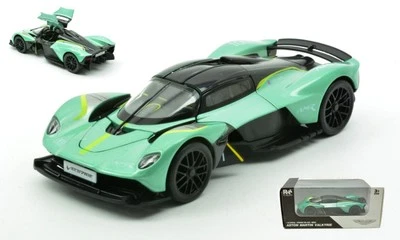 MODELLINO AUTO STATICO RE.EL.TOYS ASTON MARTIN VALKYRIE VERDE SCALA 1/32 - Immagine 1 di 4