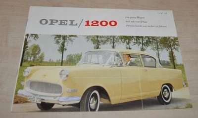 Opel 1200 Brochure Prospekt DE - Изображение 1 из 4
