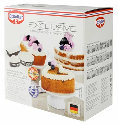 Dr. Oetker Mini-Backformen-Set 3-tlg., keramisch verstärkte Antihaftbeschichtung - Bild 1 von 4