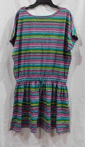 NWT - Ms. Long Drop Waist Shirt from Chaps - Green/Multi Stripe - Sz L (12/14) - Picture 1 of 1