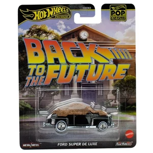 Hot Wheels Premium POP Ford Super De Luxe Regreso al Futuro 1:64 Real Riders - Imagen 1 de 9