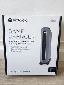 Motorola MB8611 DOCSIS 3.1 Modem kablowy z pojemnikiem na port 2,5 Gig Ethernet #17 - Zdjęcie 1 z 6