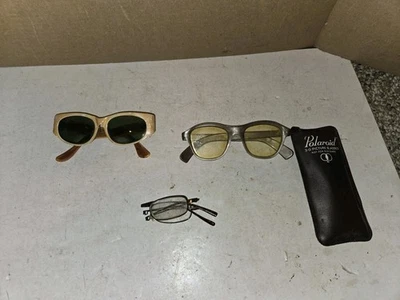 Tres gafas vintage años 60, gafas polaroid 3D, plegables, france swank Foto 1 de 4