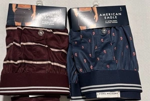 Paquete de 2 boxers de bolsillo American Eagle grandes ultra suaves para hombre - Imagen 1 de 2